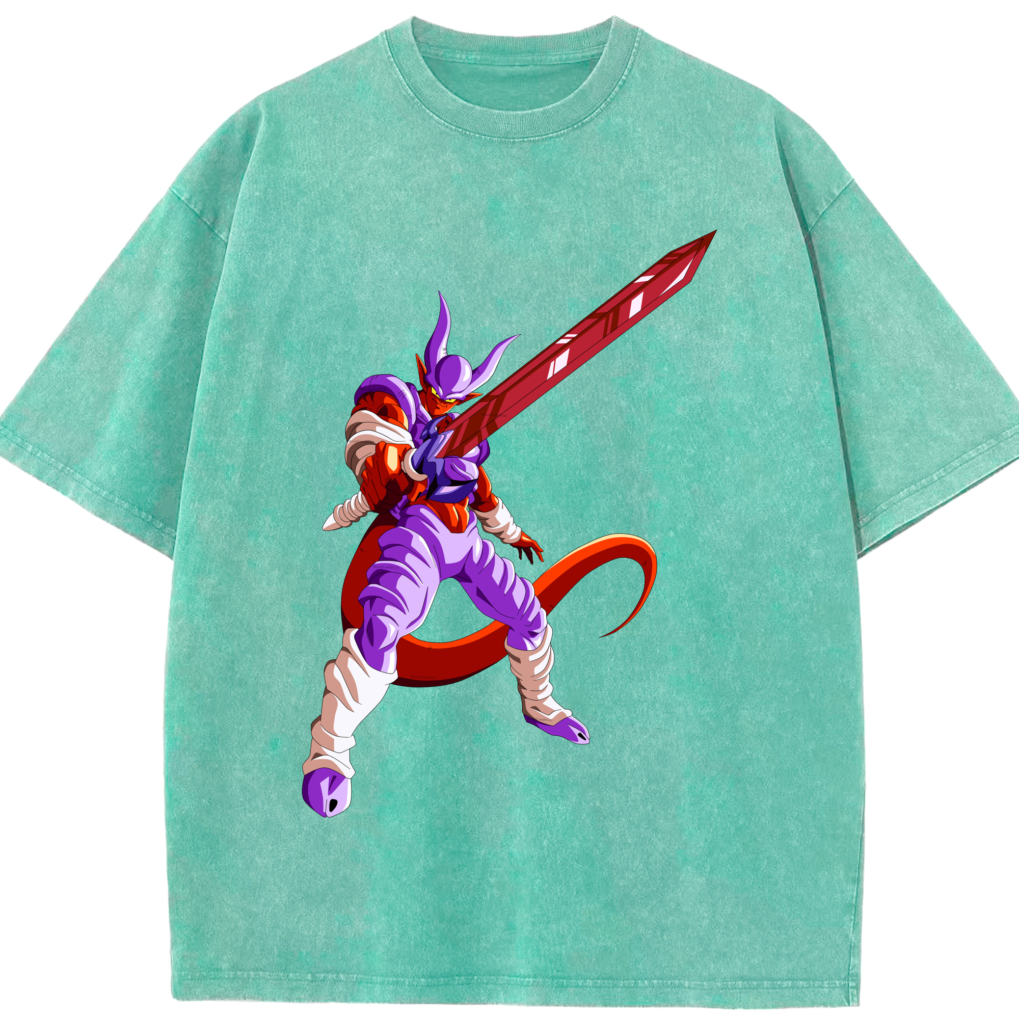 （画像用） ドラゴンボール ジャネンバ DRAGON BALL Janemba 綿100% ヴィンテージ風 半袖Tシャツ（フロントプリント）